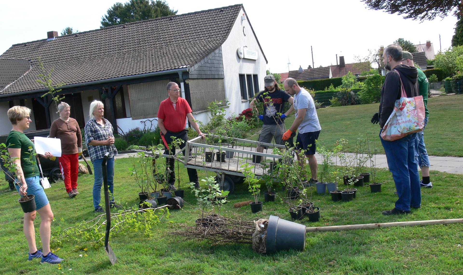 Pflanzaktion „Klimabäume – Vereine pflanzen Zukunft“ im Kleingärtnerverein „Recklinghausen 1 e.V.“ 