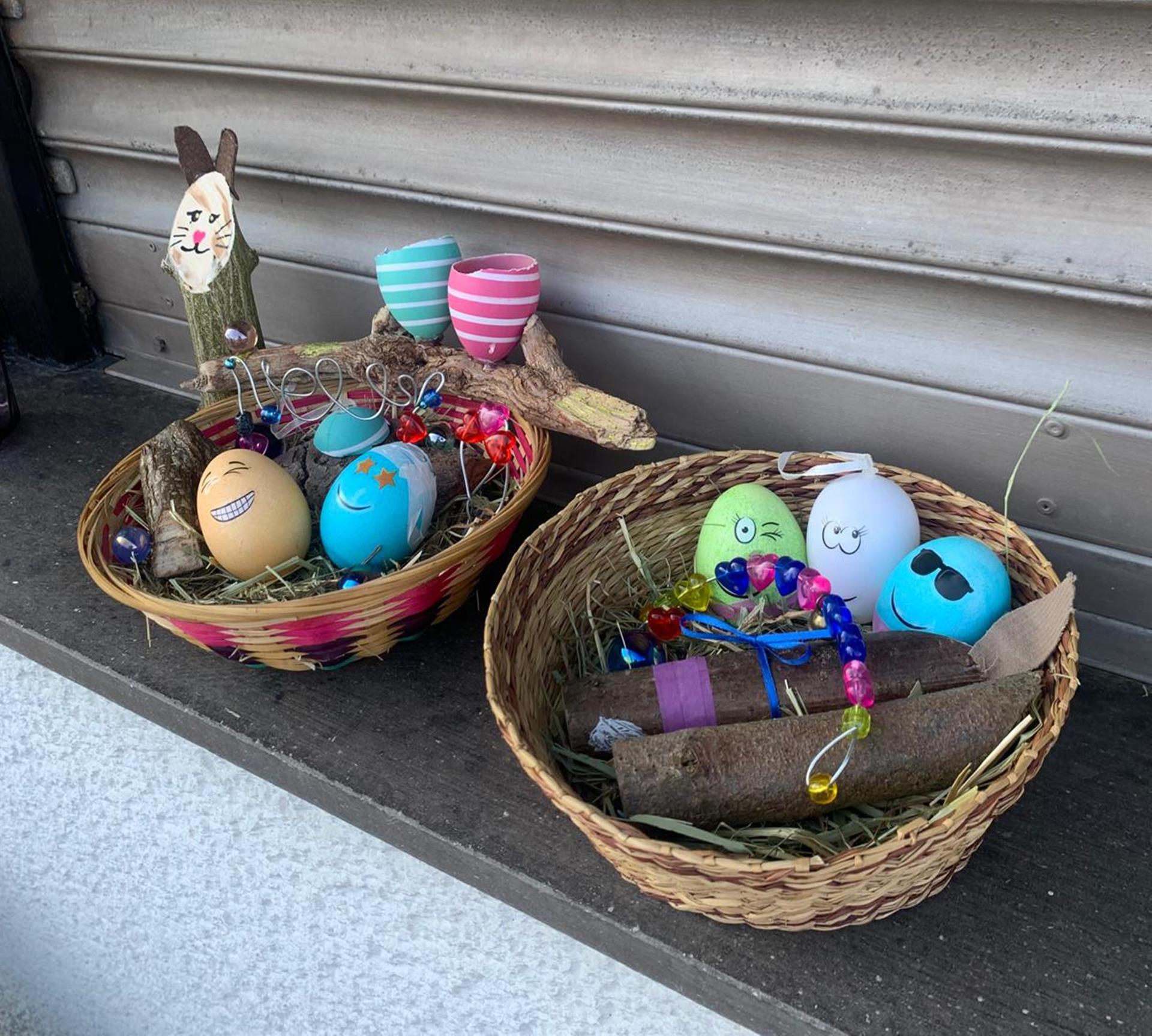 Österliche Vorbereitungen von Kindergruppe der " Fröhlichen Morgensonne"