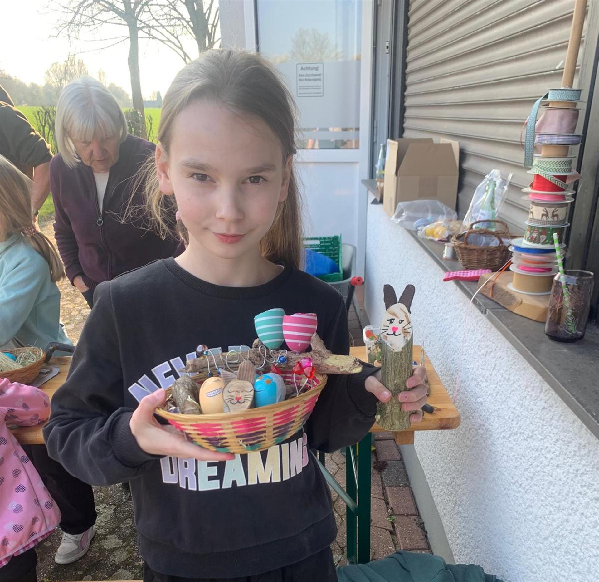 Österliche Vorbereitungen von Kindergruppe der " Fröhlichen Morgensonne"