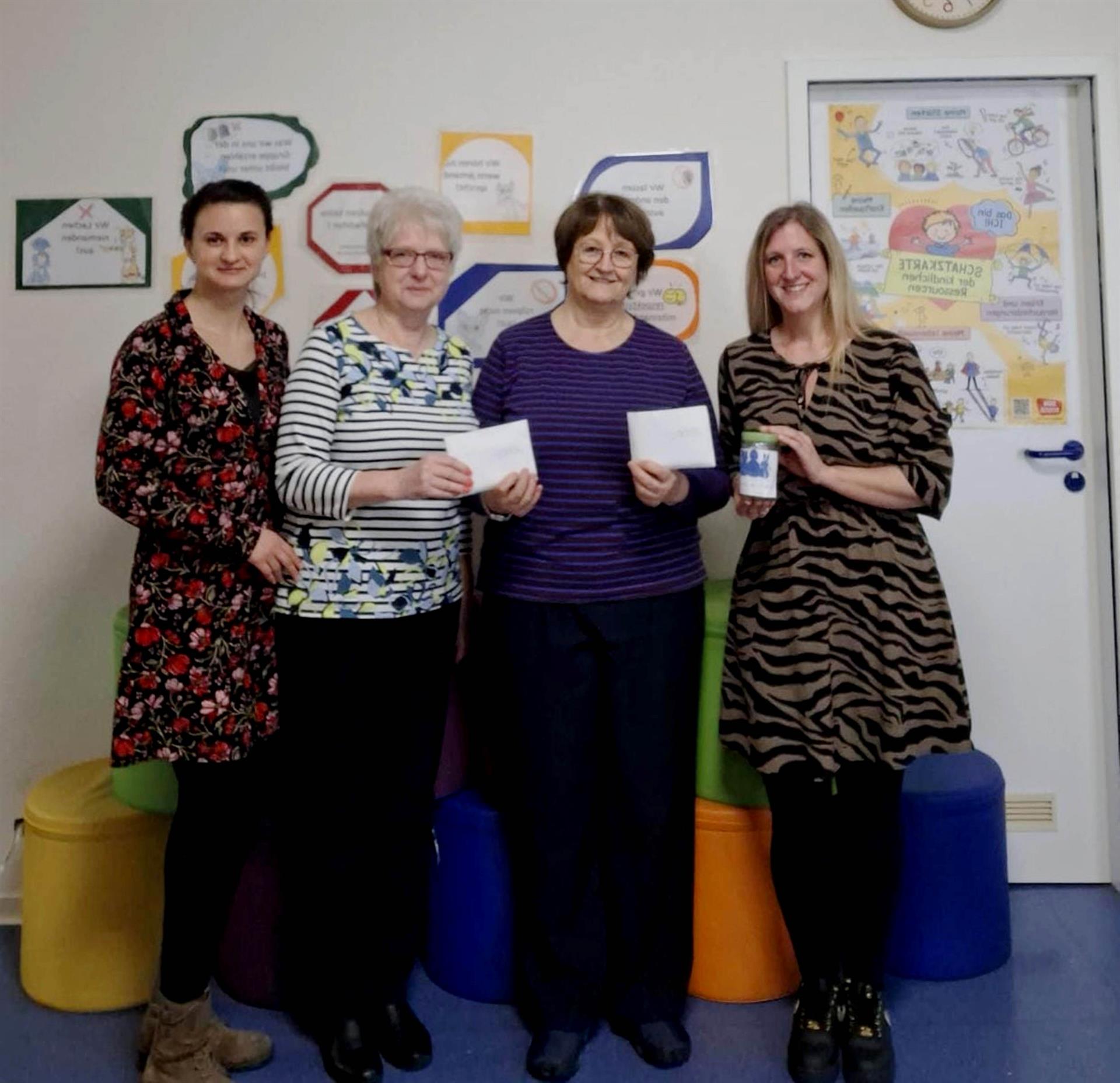 Spendenübergabe an "gGmbH für verletzte Kinderseelen" 